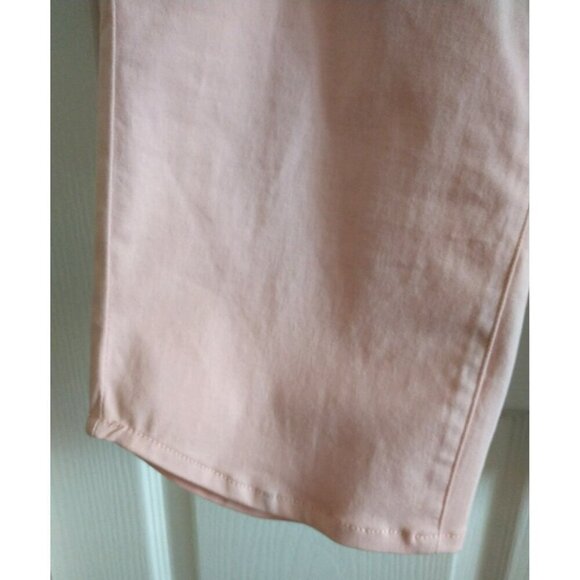 Code Bleu SoHo Hi Rise Cropped Jeans Capri Pockets Pink Stretch  - 18W - Picture 3 of 8